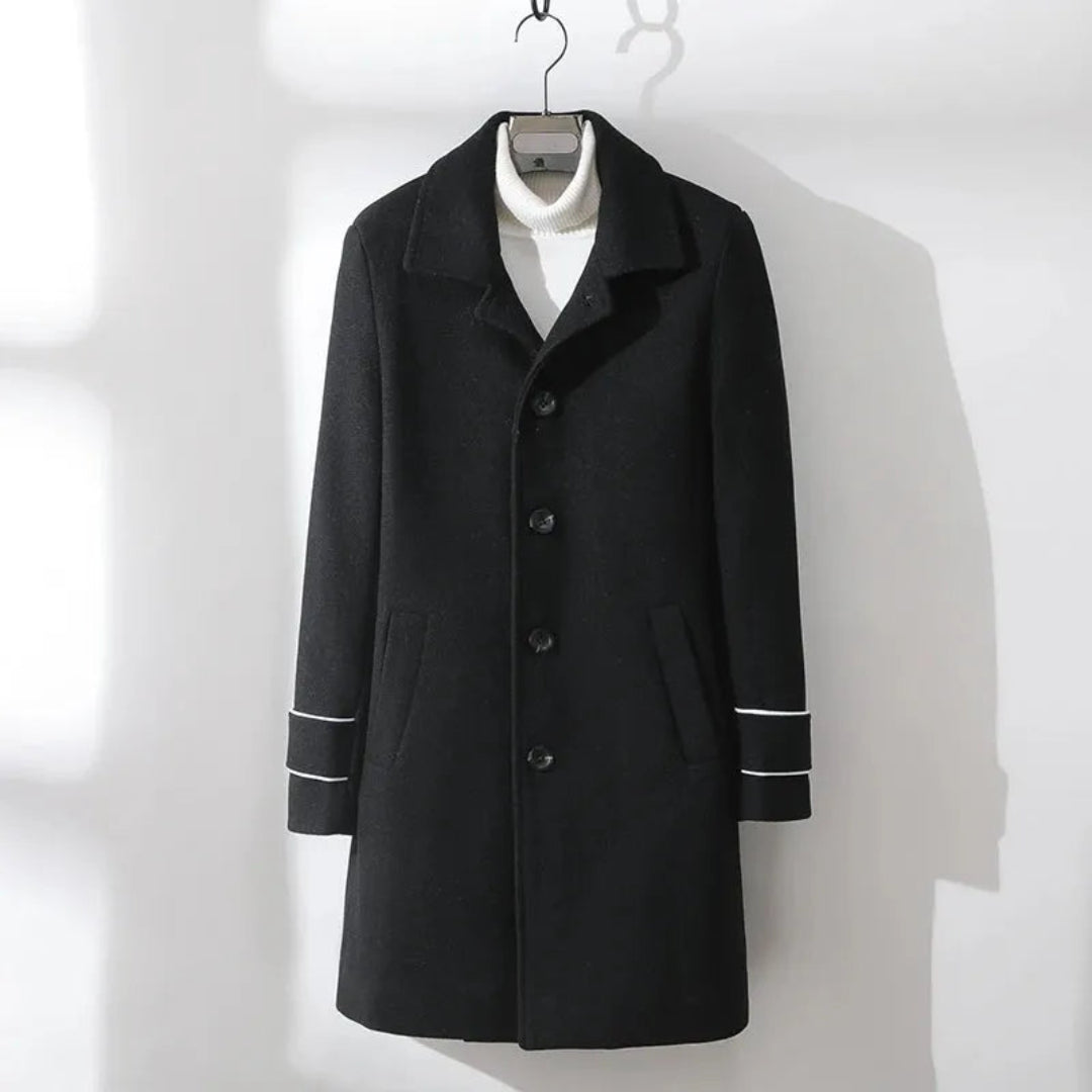Zach Premium Wool Trench Coat