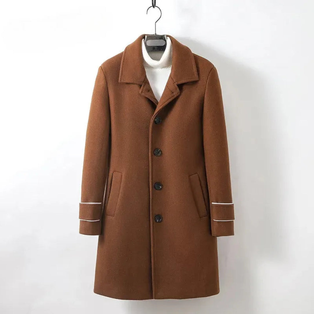 Zach Premium Wool Trench Coat