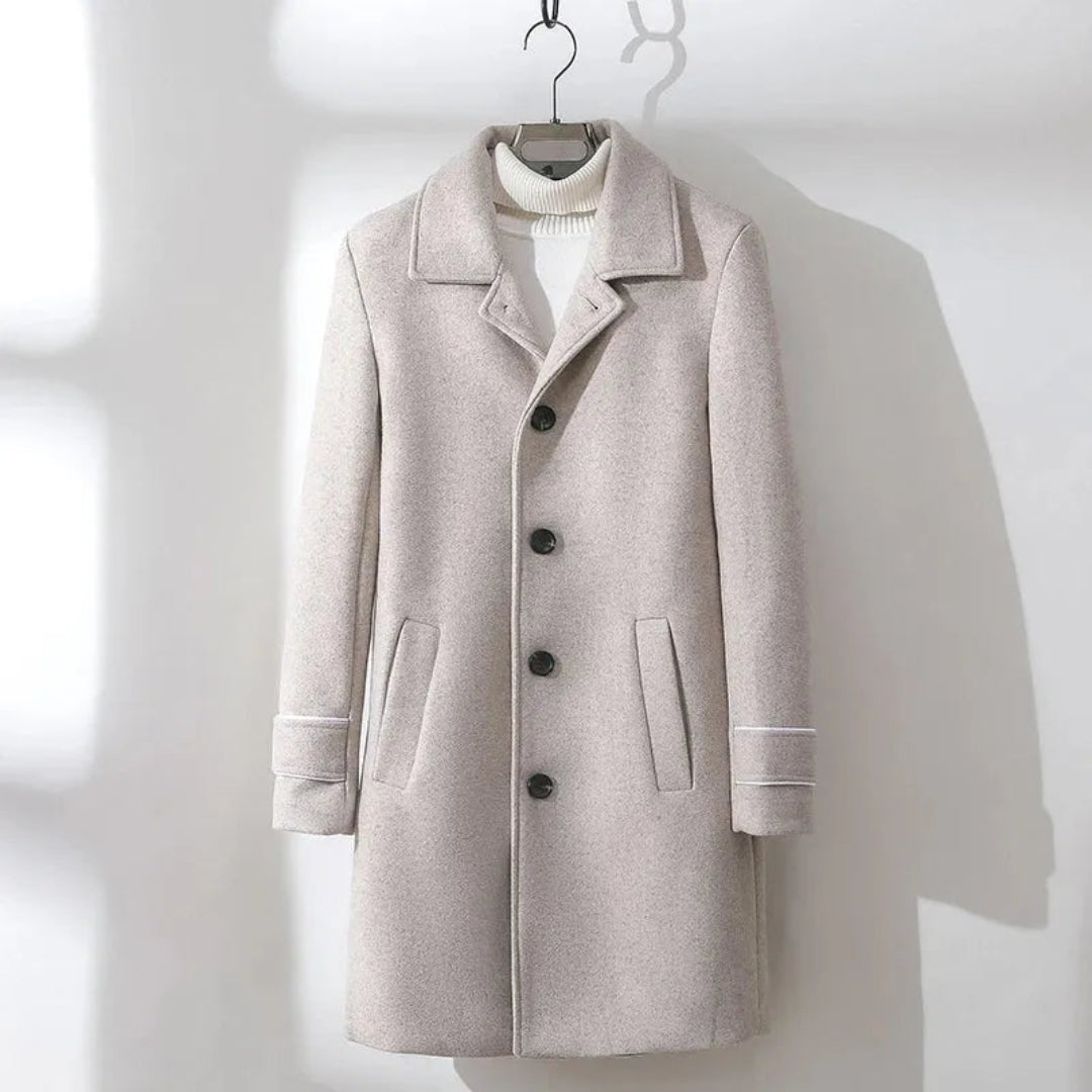 Zach Premium Wool Trench Coat