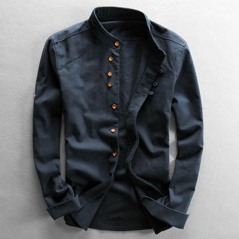 Aiden Japanese-Style Long Sleeve Shirt