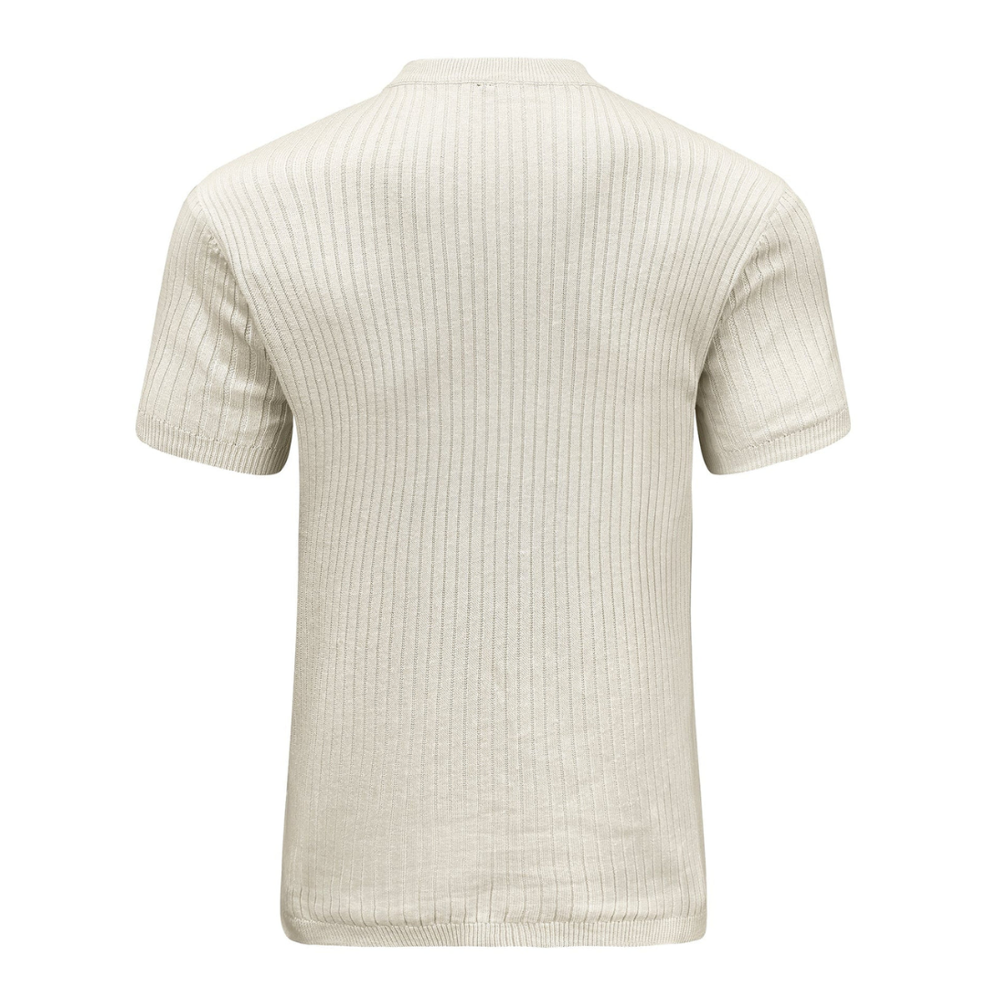 LS | Men’s Rib Zip Fit Polo Shirt