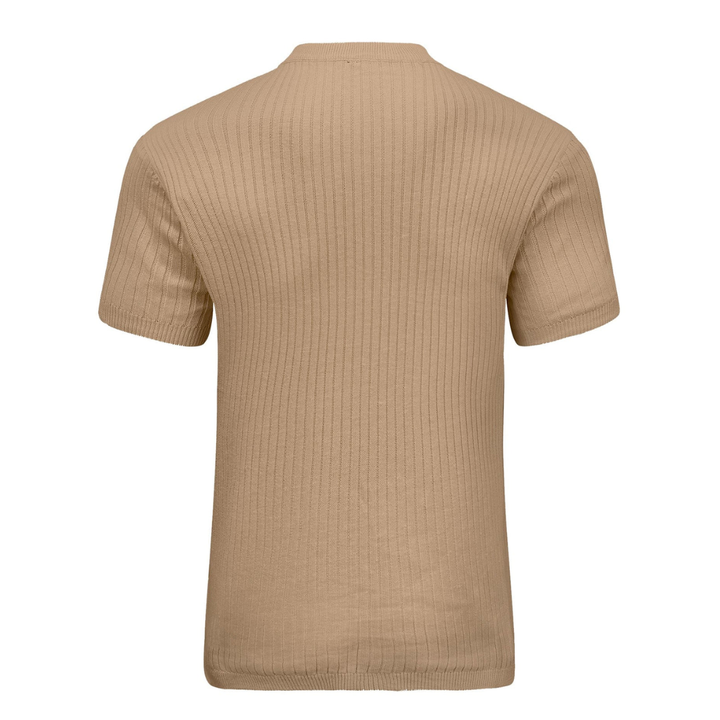 LS | Men’s Rib Zip Fit Polo Shirt