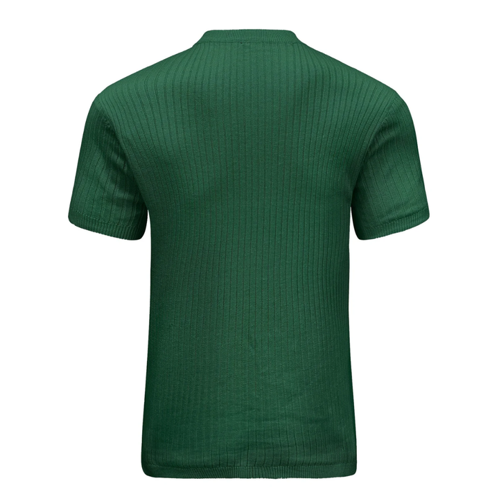 LS | Men’s Rib Zip Fit Polo Shirt