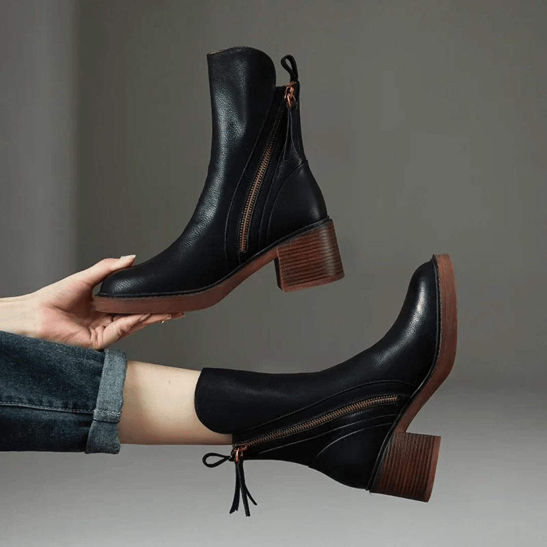 Marbella Leather Ankle Boots