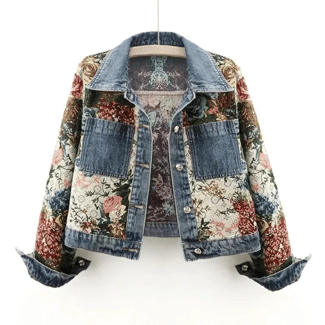 Amara Embroidered Denim Jacket