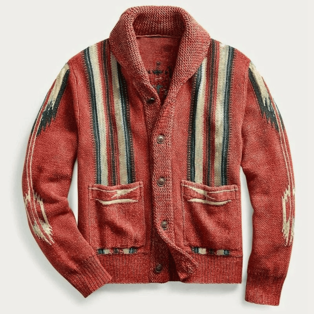 Maverick Weave Wool Cardigan