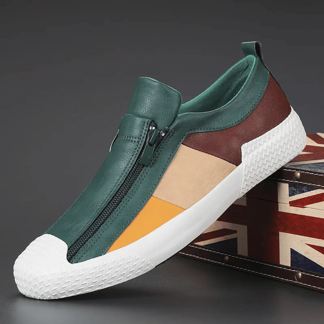 Romeo Cesare Genuine Leather Sneakers