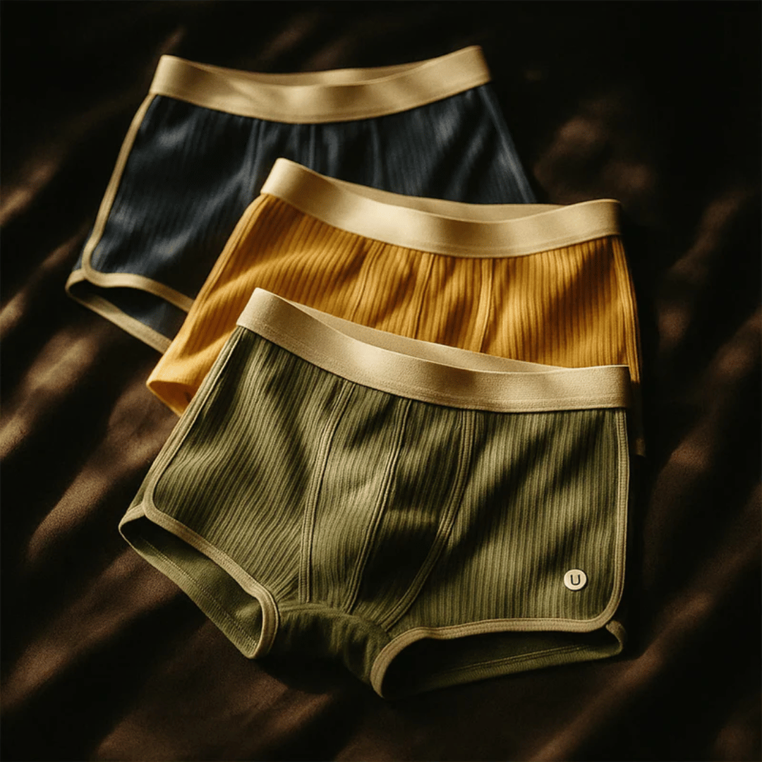 Umber Essential Boxer Briefs Set