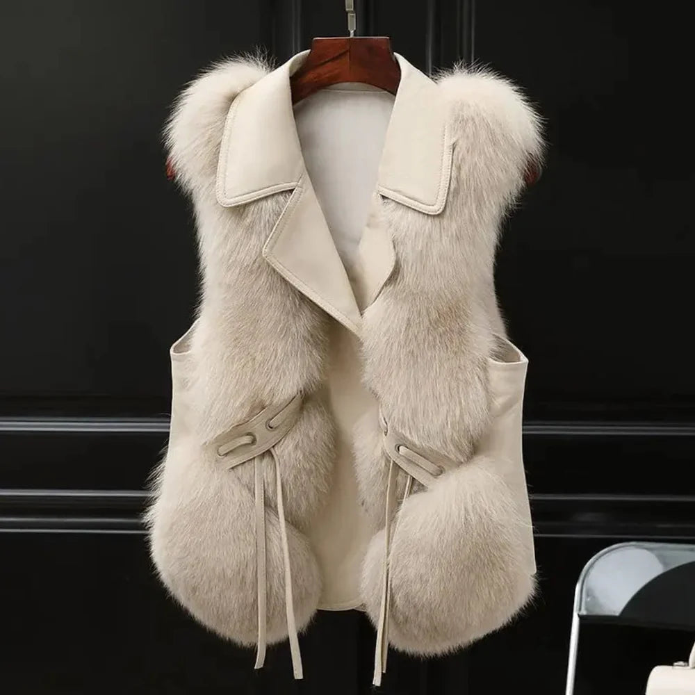 Sophia Faux Fur Vest