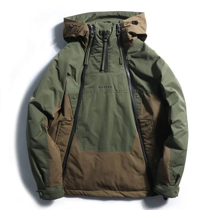 Zayden Zipper Down Hooded Jacket Artisio