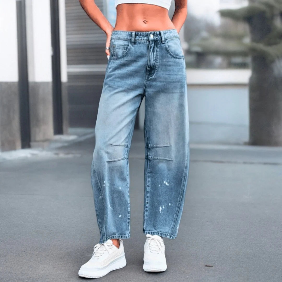 Luna High-Waisted Boyfriend Jeans