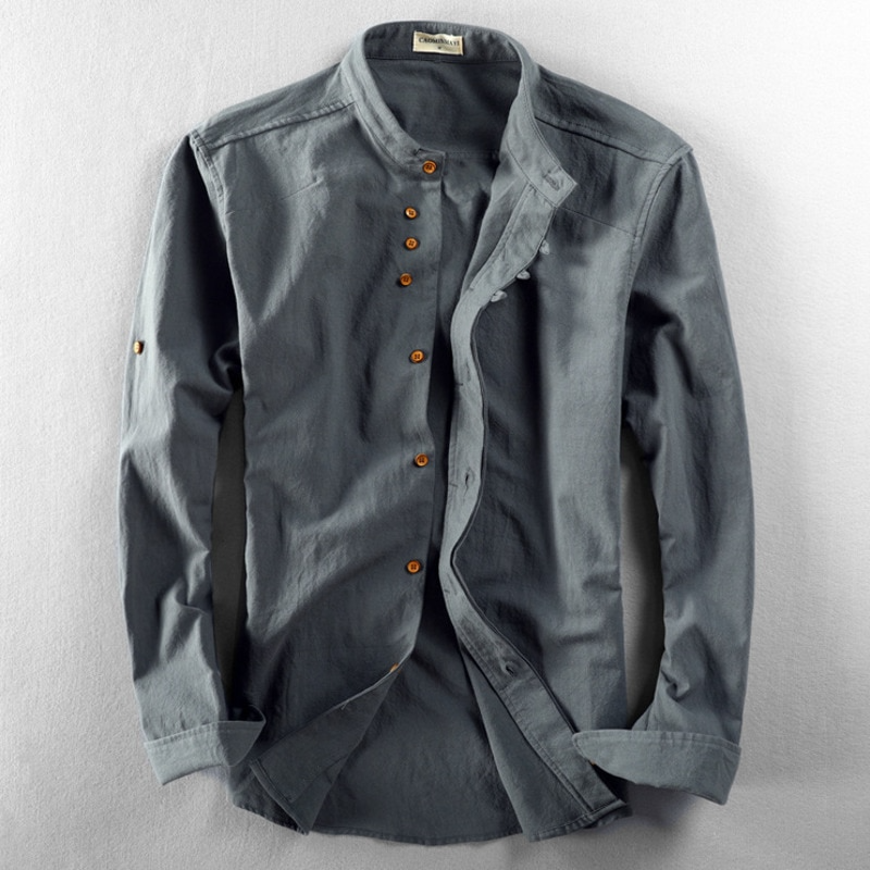 Aiden Japanese-Style Long Sleeve Shirt