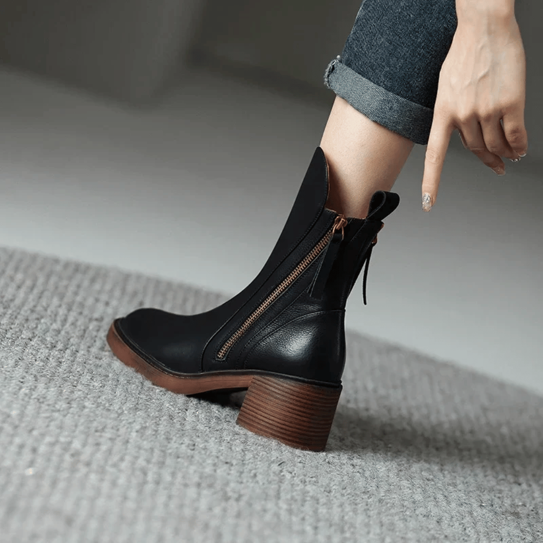 Marbella Leather Ankle Boots