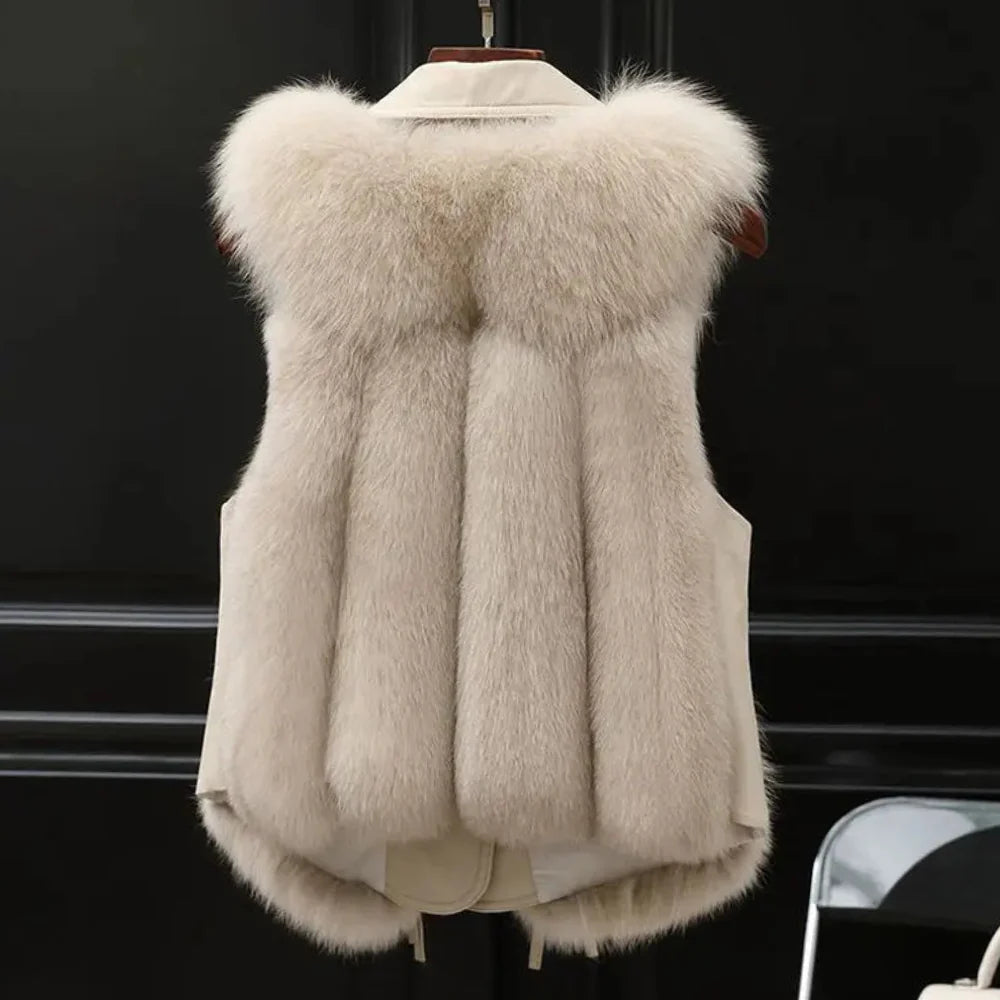 Sophia Faux Fur Vest