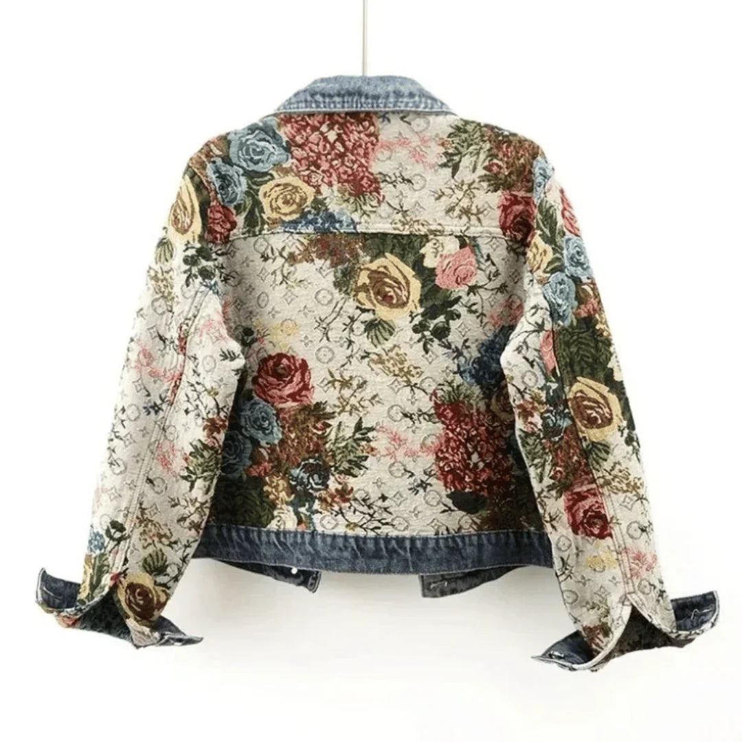 Amara Embroidered Denim Jacket