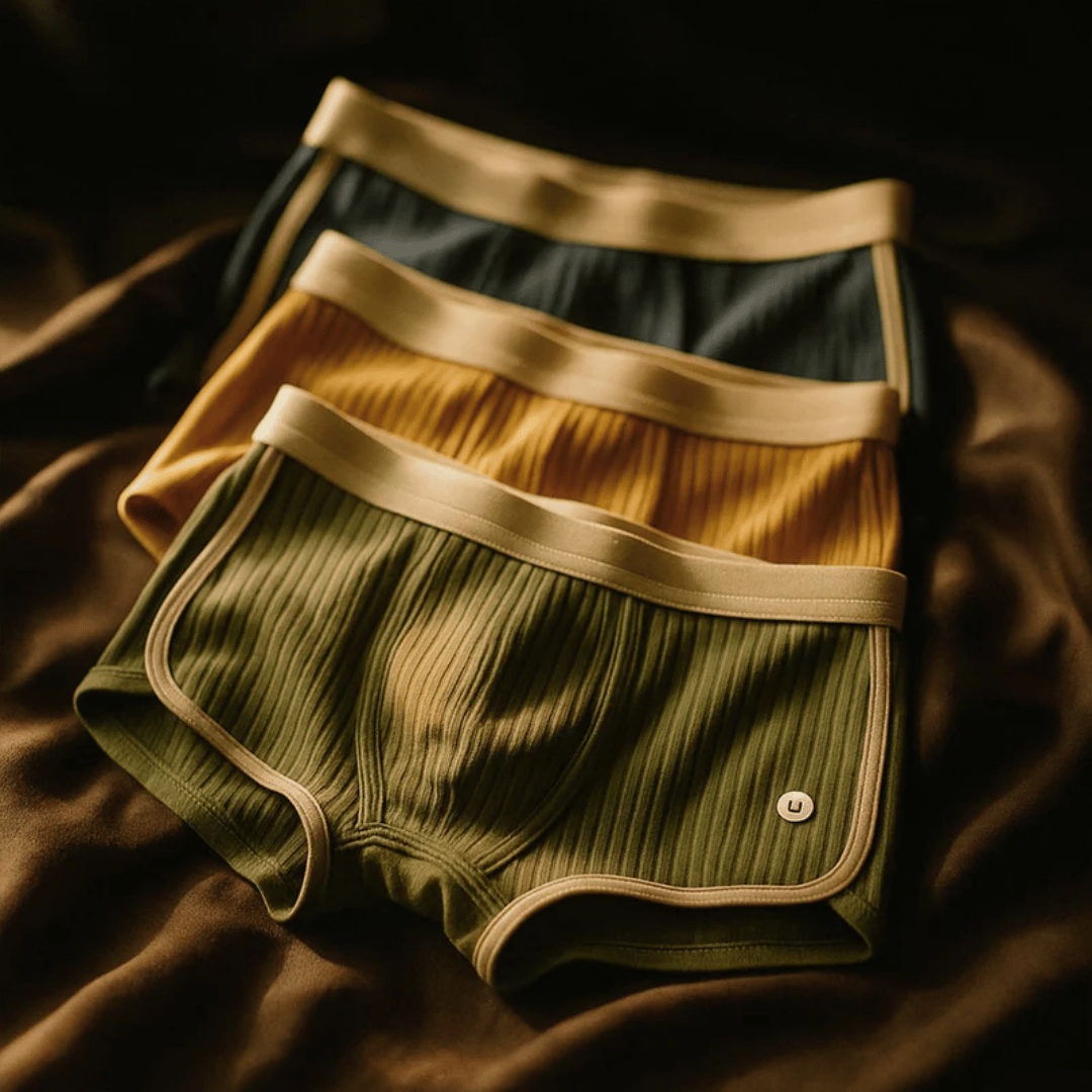 Umber Essential Boxer Briefs Set