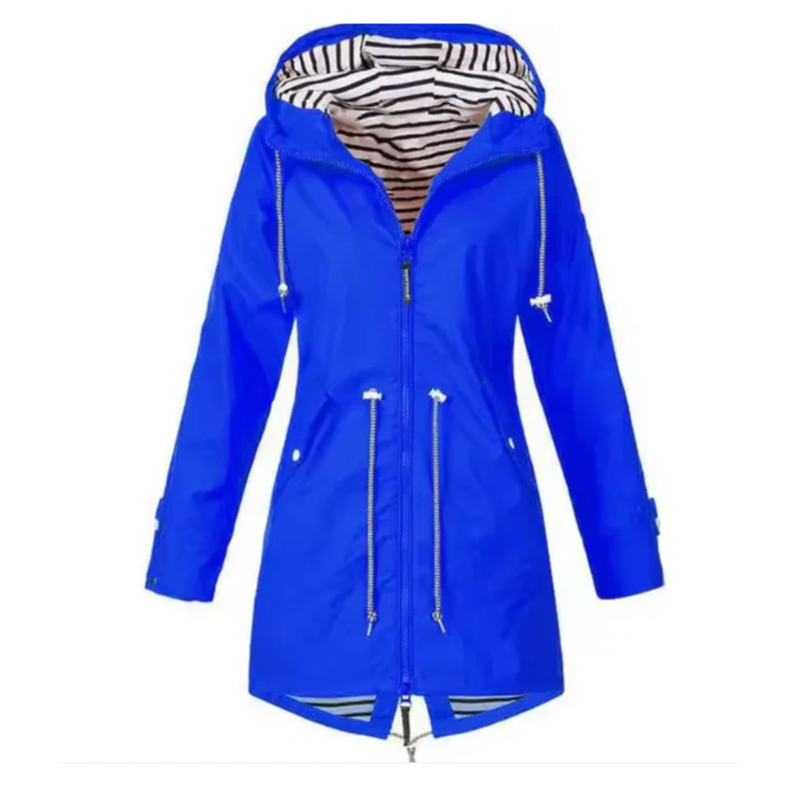 Women Waterproof Drawstring Coat LionStyle Lion Style