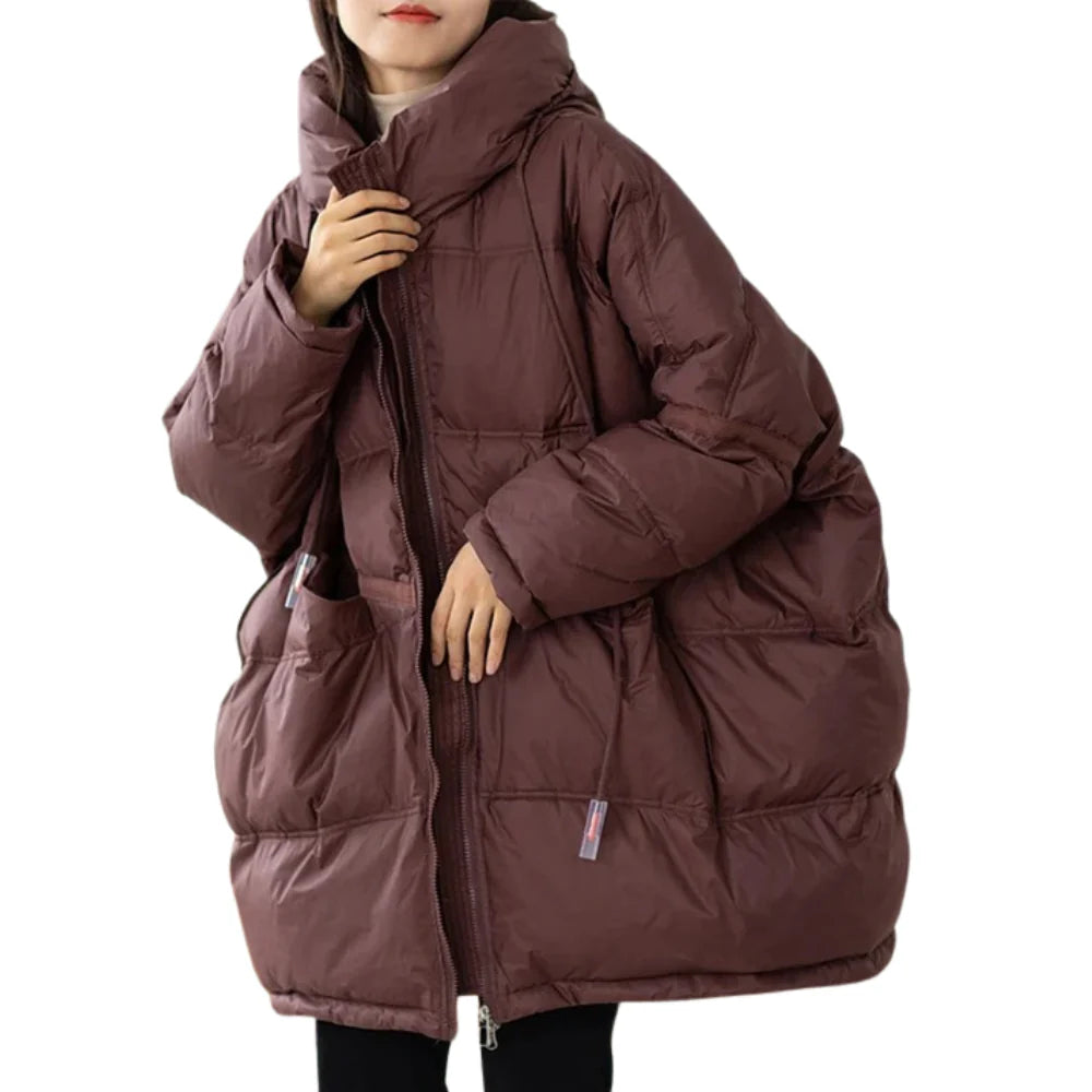 Aurora Oversized Hooded Coat