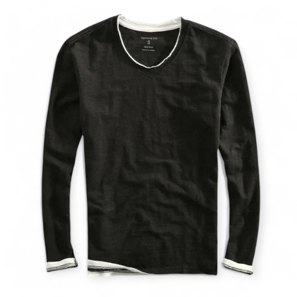 Luca Classic Fit Cotton Long Sleeve Shirt