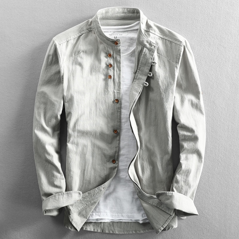 Aiden Japanese-Style Long Sleeve Shirt