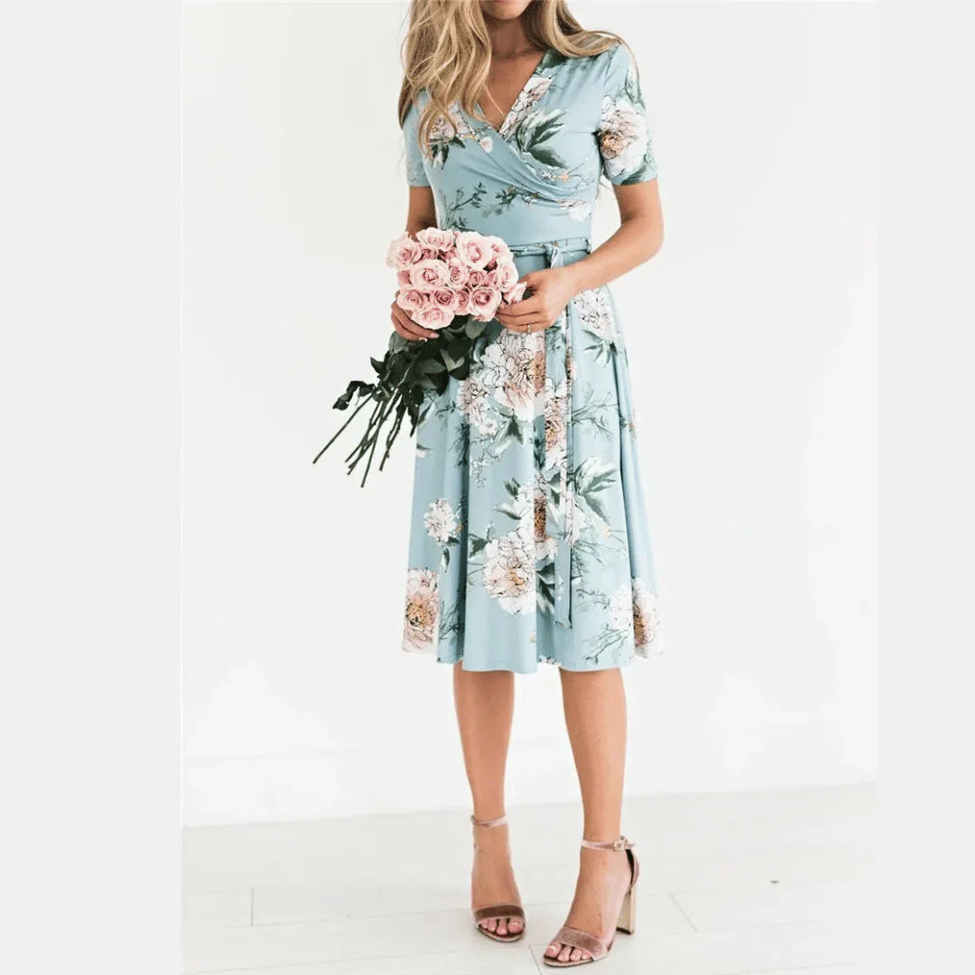 Adeline Floral Midi Dress