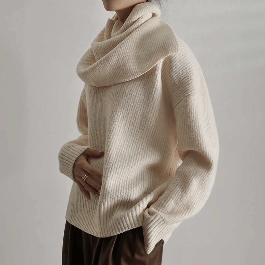 Luna Shawl Knit Pullover