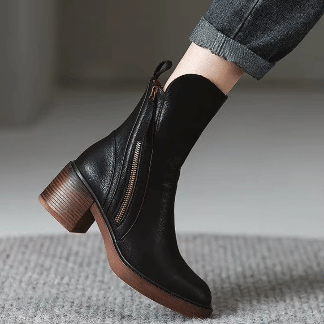 Marbella Leather Ankle Boots