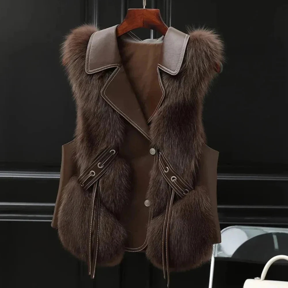 Sophia Faux Fur Vest