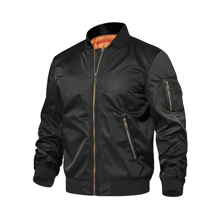 LS | Scott Aviator Bomber Jacket Lion Style