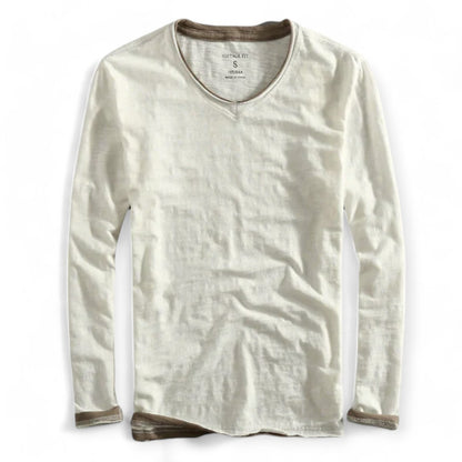 Luca Classic Fit Cotton Long Sleeve Shirt