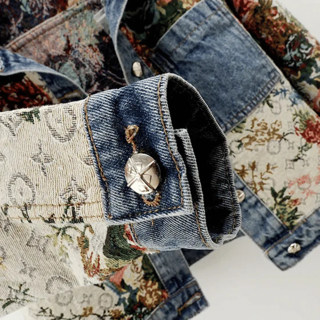 Amara Embroidered Denim Jacket