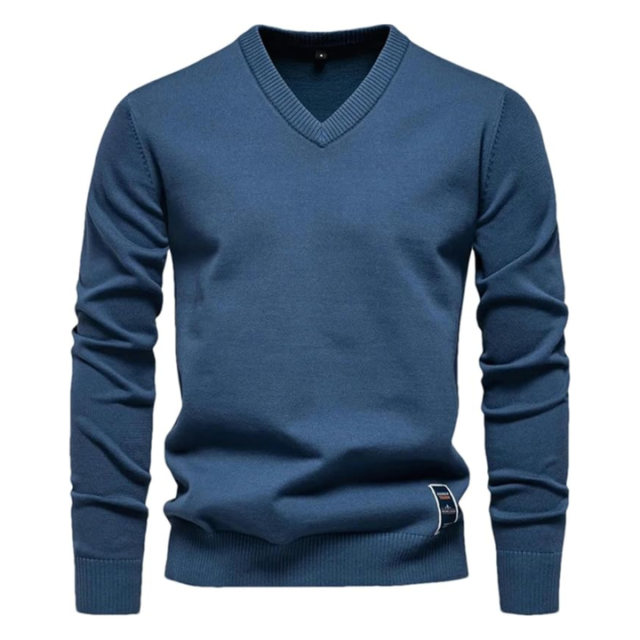 LS | Men V-Neck Knitted Sweater