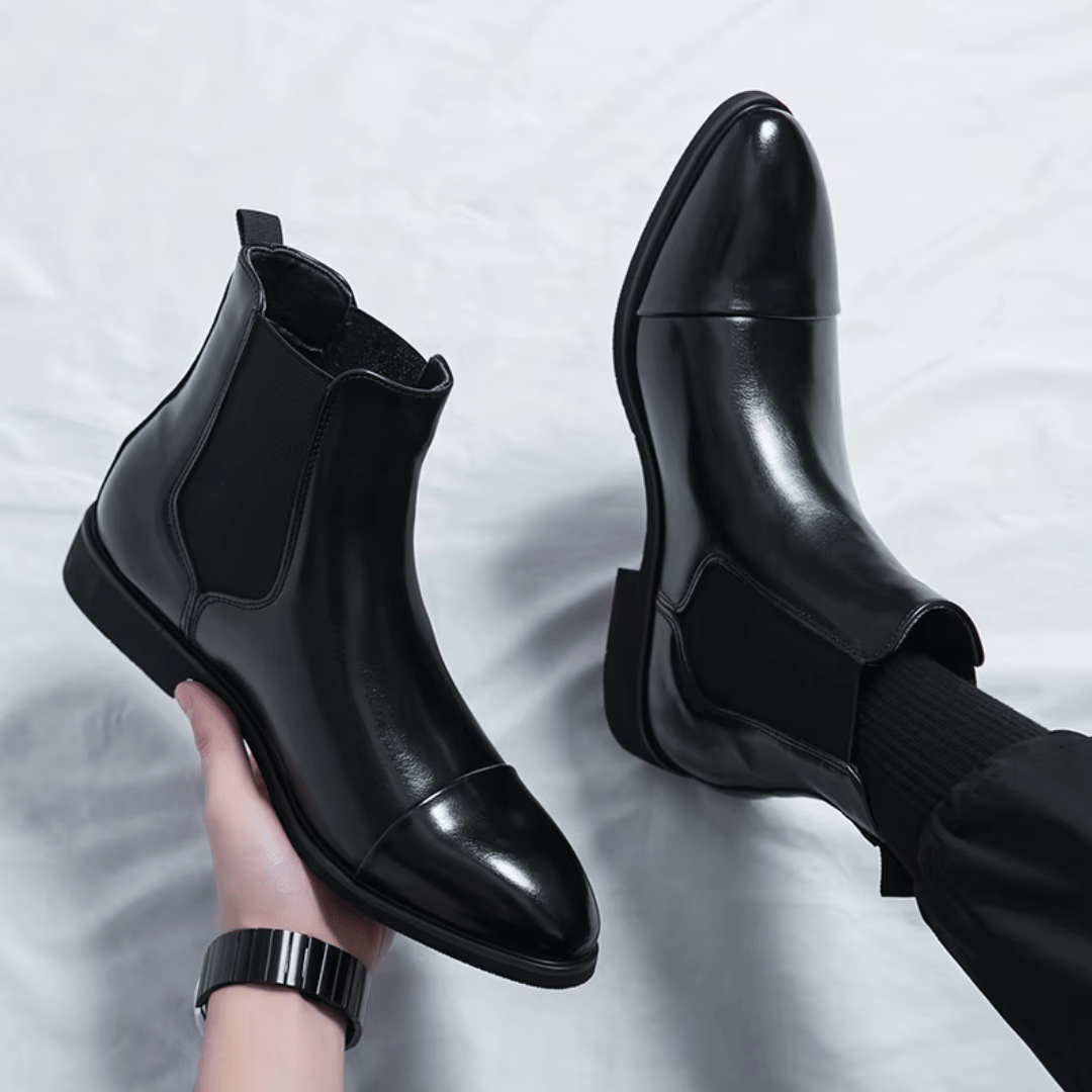 Ludovico Donato Genuine Leather Chelsea Boots