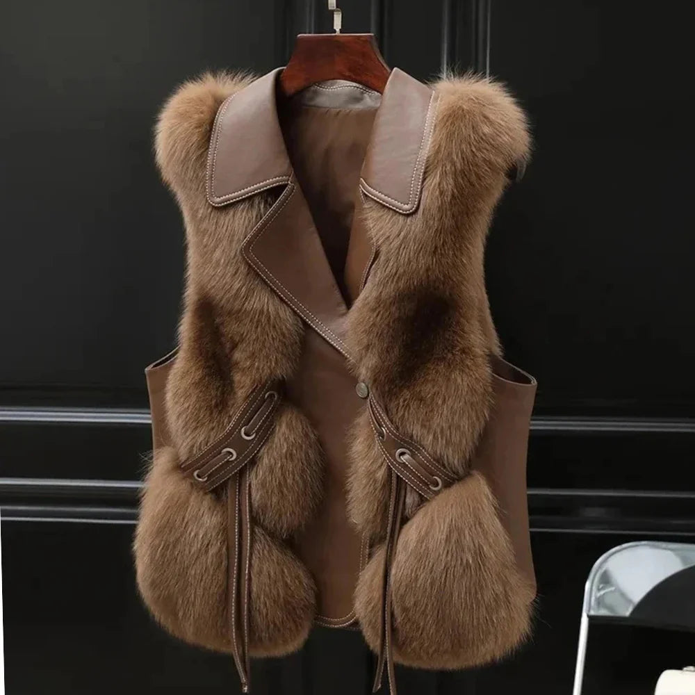 Sophia Faux Fur Vest