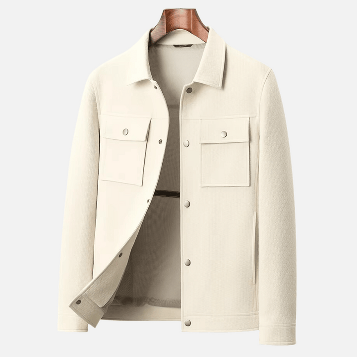 Elliot Vintage Textured Cotton Knit Jacket