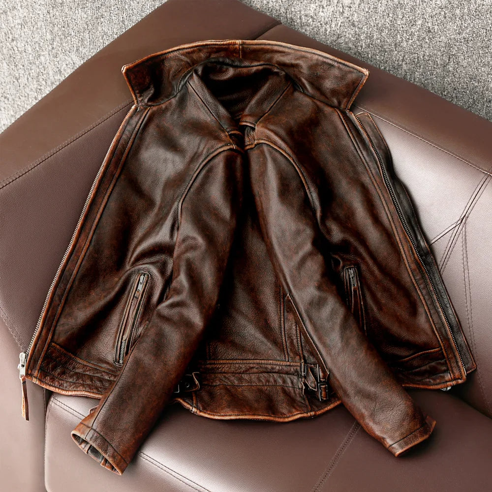 Harrison Classic Cut Leather Jacket