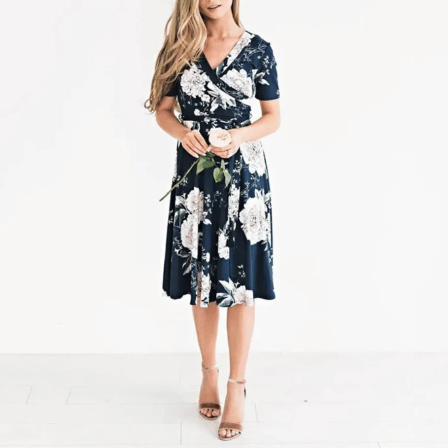 Adeline Floral Midi Dress