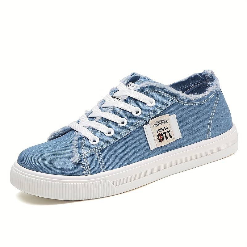 Riley Frayed Canvas Sneakers