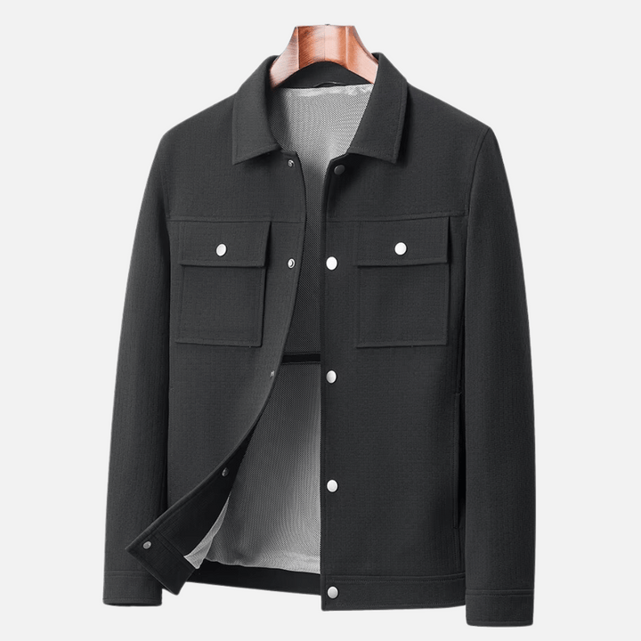 Elliot Vintage Textured Cotton Knit Jacket
