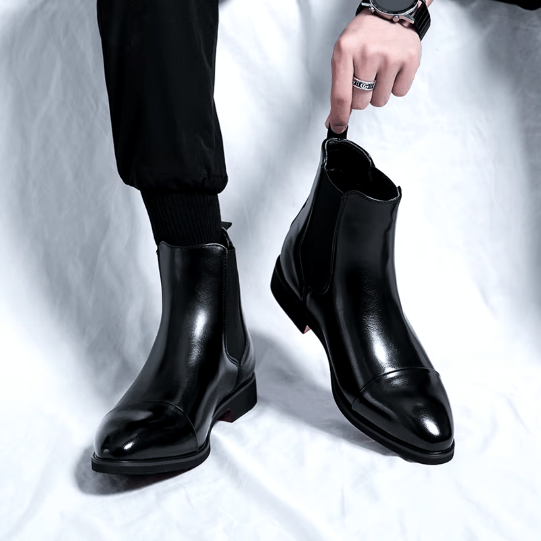 Ludovico Donato Genuine Leather Chelsea Boots