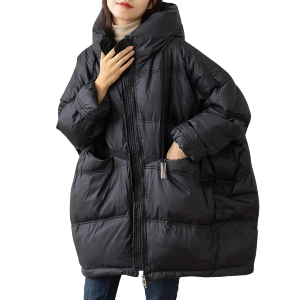 Aurora Oversized Hooded Coat