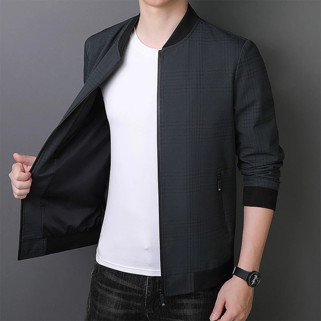 Lion Style | Eric Plaid Bomber Jacket Lion Style