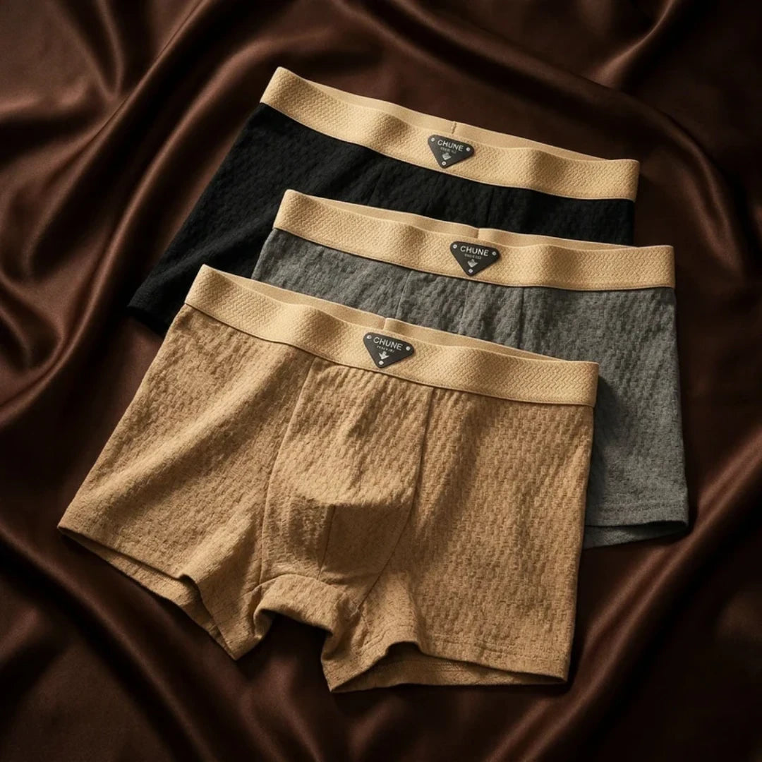 Tatum Organic Cotton Boxer Briefs Lion Style