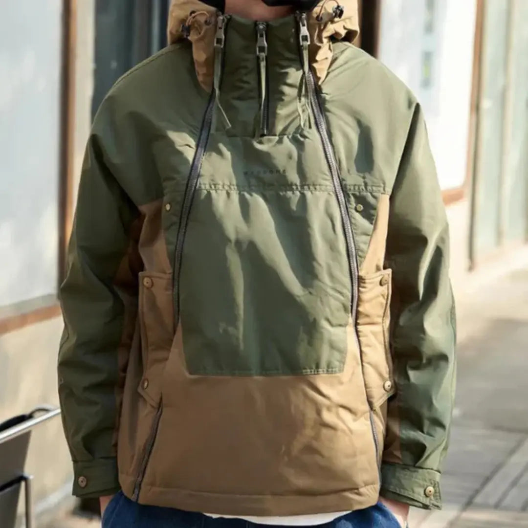 Zayden Zipper Down Hooded Jacket Artisio