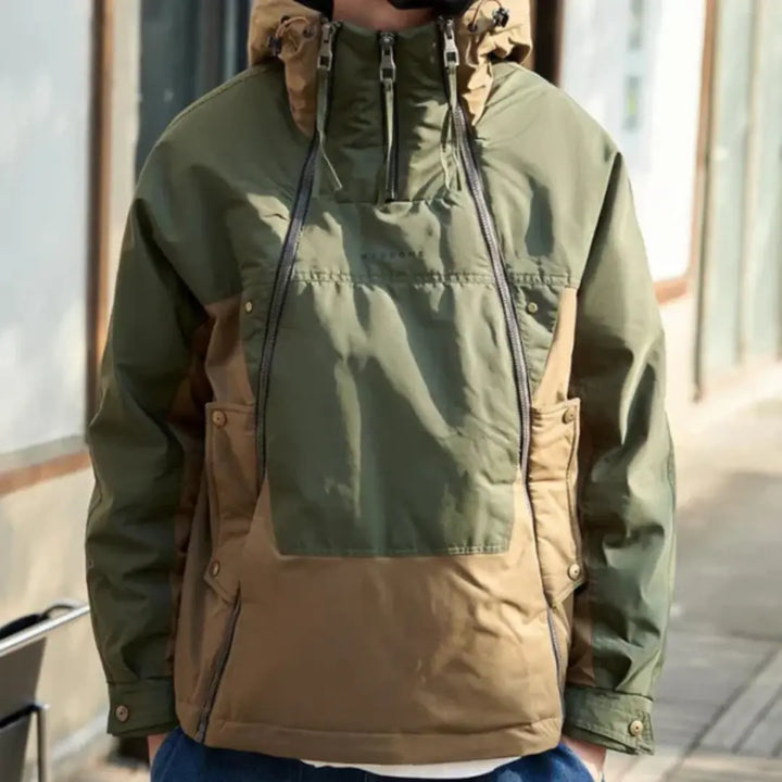 Zayden Zipper Down Hooded Jacket Artisio