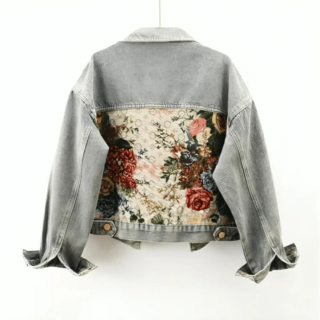 Amara Embroidered Denim Jacket