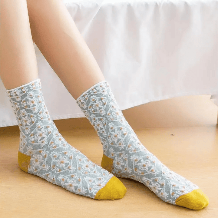 Marlowe Patterned Knit Socks