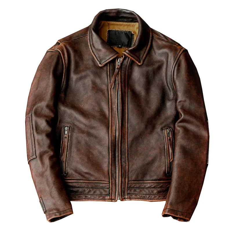 Harrison Classic Cut Leather Jacket