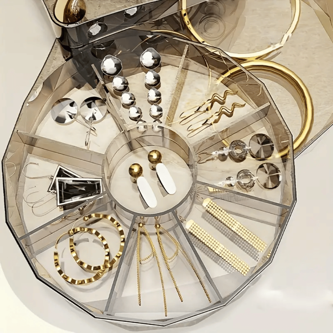 SwanElegance™  - 360° Rotating Jewelry Organizer