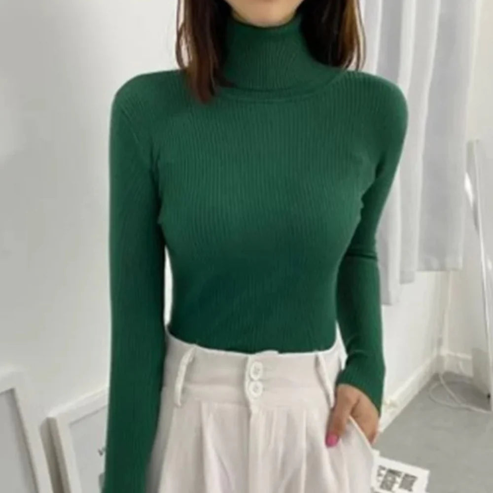 Aurora Chic Ribbed Knit Sweater